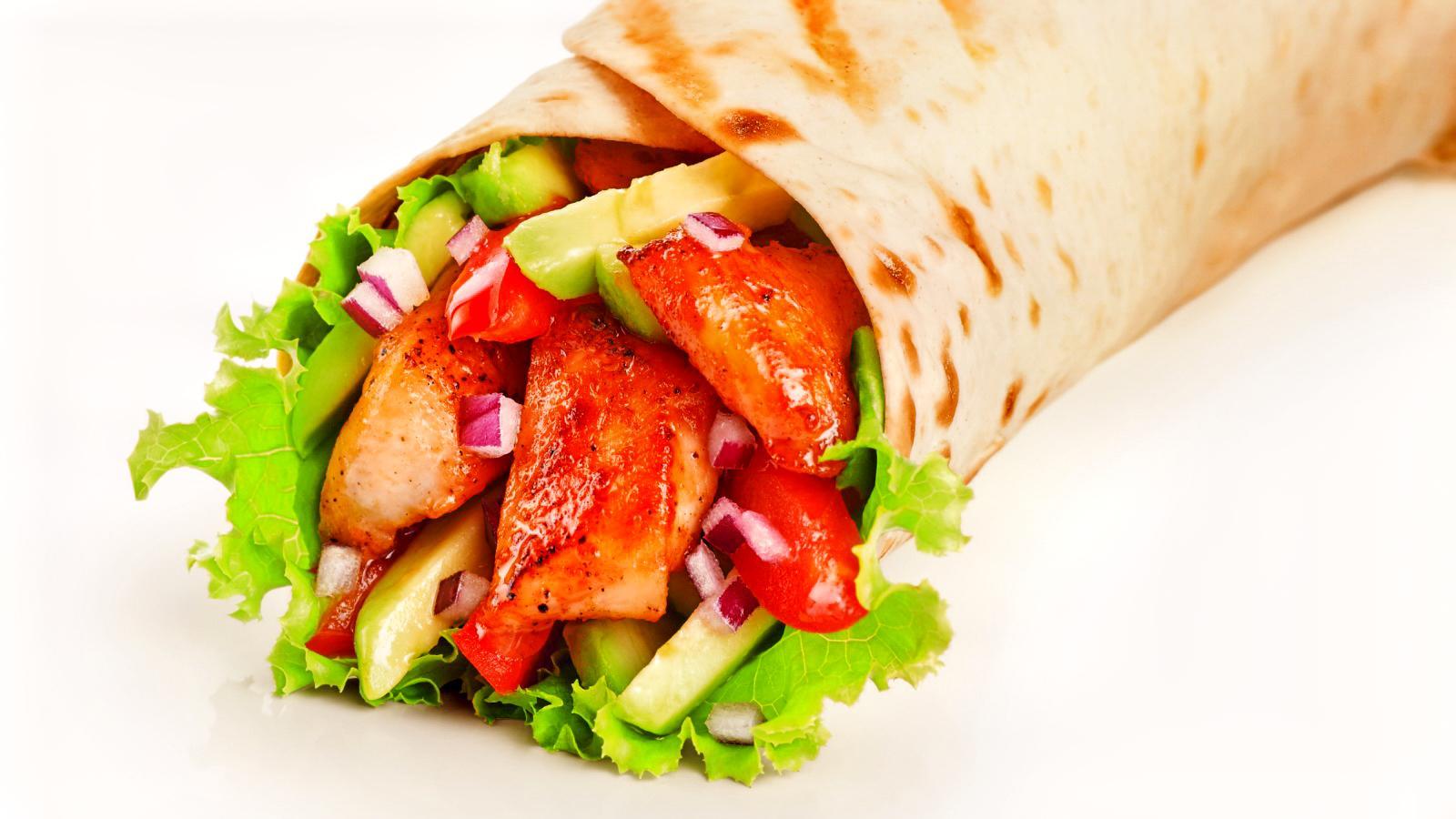 Grilled Chicken Fajita Burrito