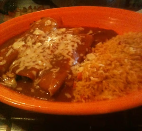#12 Three Spinach Enchiladas