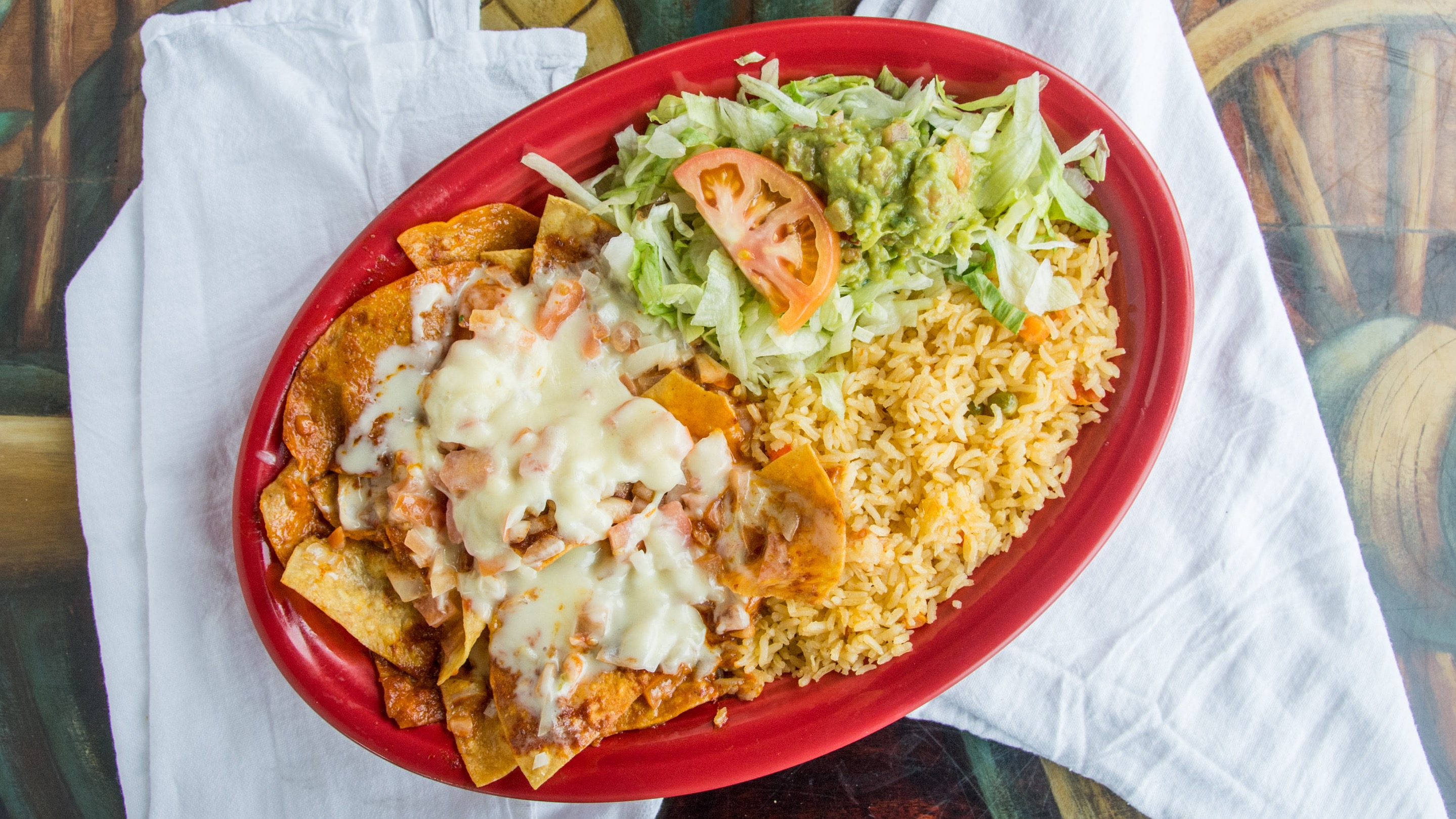 #8 Vegetarian Chilaquiles
