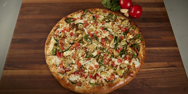 Veggie Mediterranean Pizza