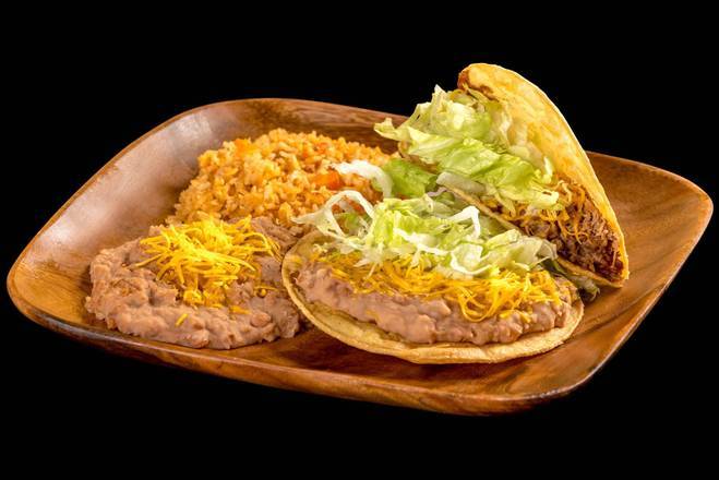 #1 Tostada and Taco