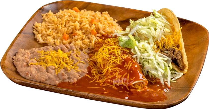 #20 Taco and Enchilada