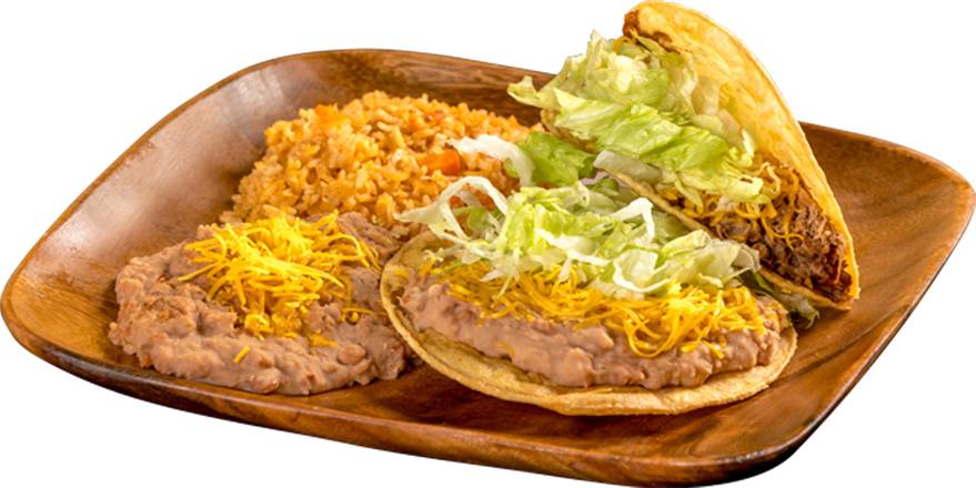 #7 Tostada and Taco