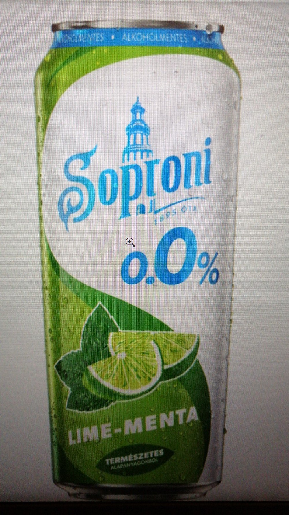 Alkoholmentes lime-menta ízű sör 500 ml