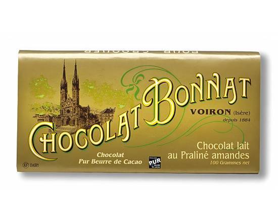 Bonnat Milk Almond Praline 65% (100grs Bar)