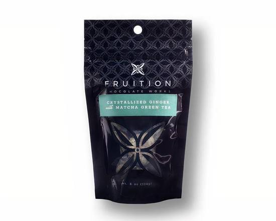 Fruition Chocolate Works Crystallized Ginger With Matcha Green Tea