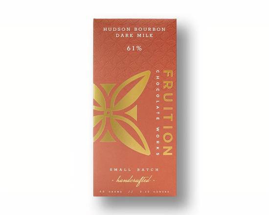 Fruition Chocolate Works Hudson Bourbon Dark Milk 61%