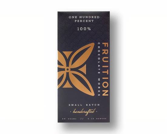 Fruition Chocolate Works One Hundred Percent 100% Dark