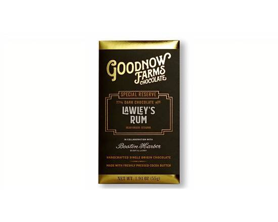 Goodnow Farms Lawley's Rum 77% (55grs Bar)