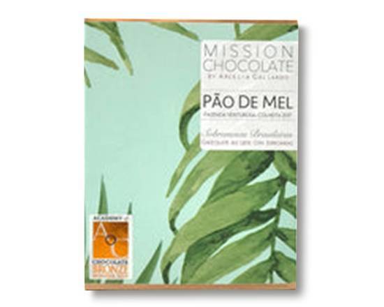 Mission Chocolate "Pao del Mel" Honey Bread Warm Spices Milk Chocolate (60grs Bar)