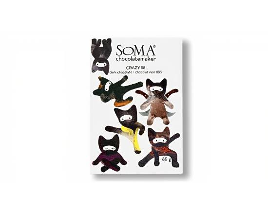 Soma Crazy 88, Ecuador, Peru, Venezuela, 88% (65grs Bar)