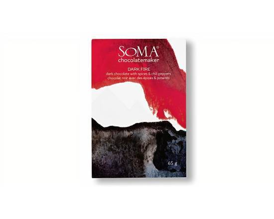 Soma Dark Fire, with spices and chili 60% (65grs Bar)
