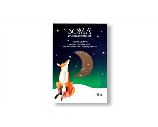 Soma Twinkle - Chocolate Caramel with Newfoundland Sea Salt (65grs Bar)