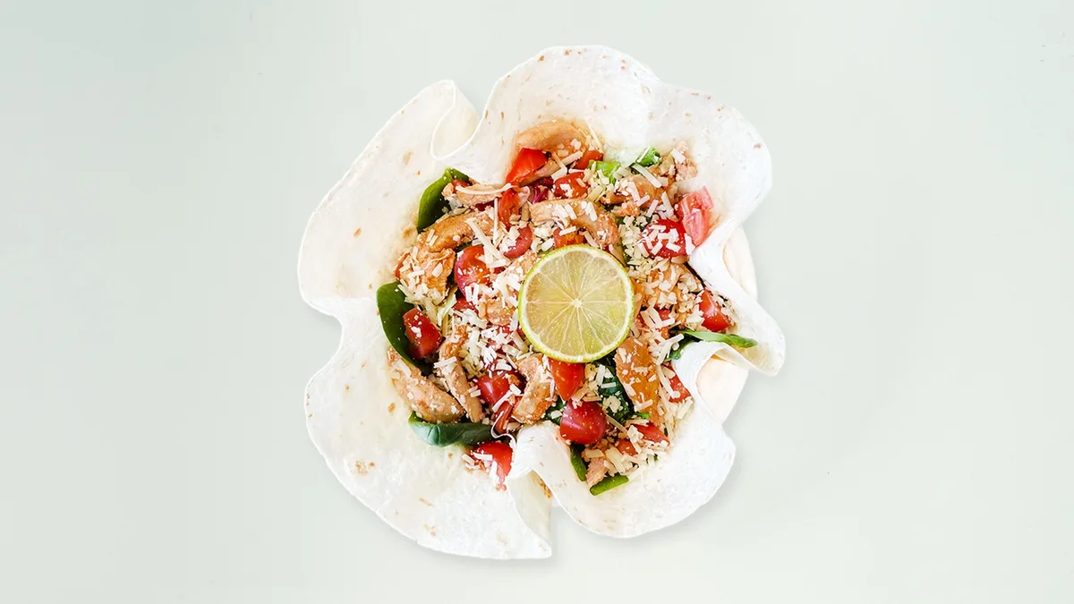 1A. Green Caesar Wrap Out