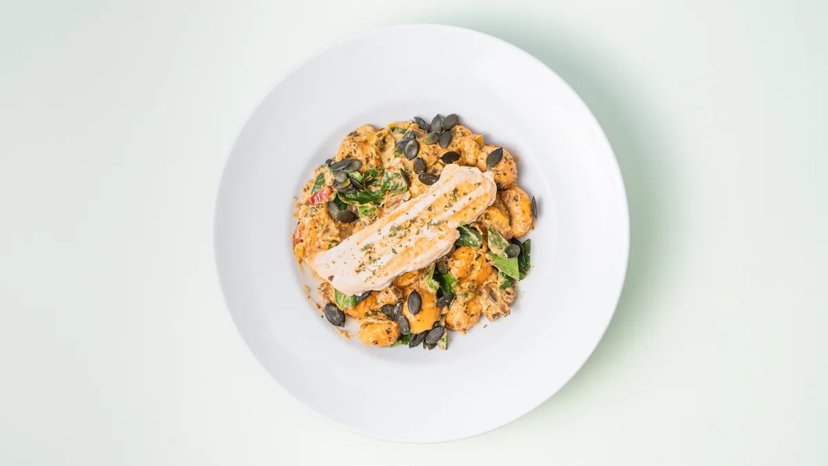 28. Fish and Veggies Pasta