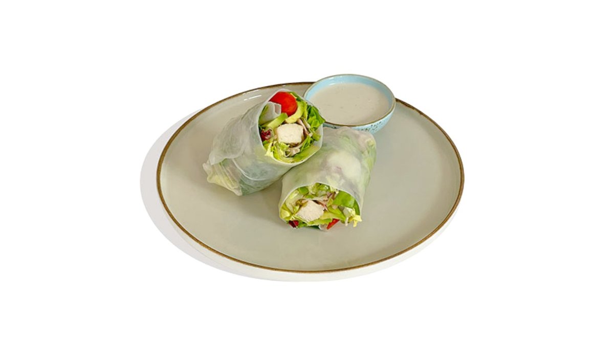 85. Caesar Wrap in rice paper