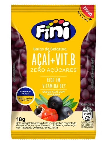 Açaí e Vitamina B Fini - 18g