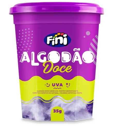 Algodão Doce Uva Fini - 35g
