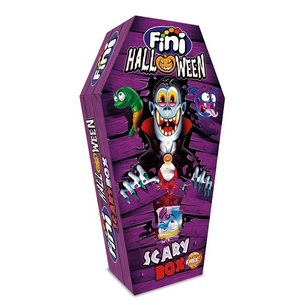 Caixão Violeta 92G Halloween