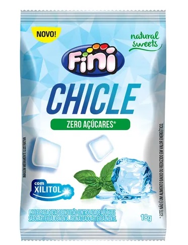 Chicle 0% Açúcar Fini - 18g