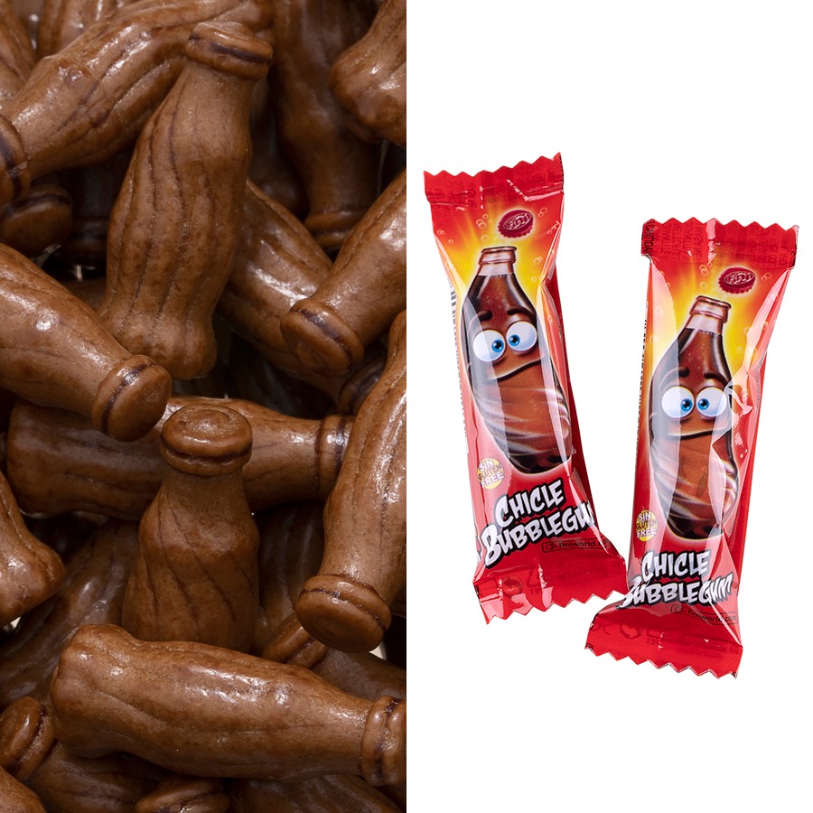 Chicle Garrafas Cola Fini