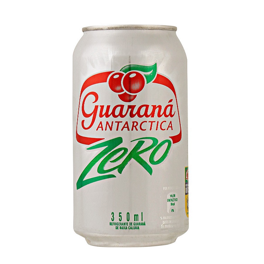 Guaraná Antarctica Zero Lata 350ml