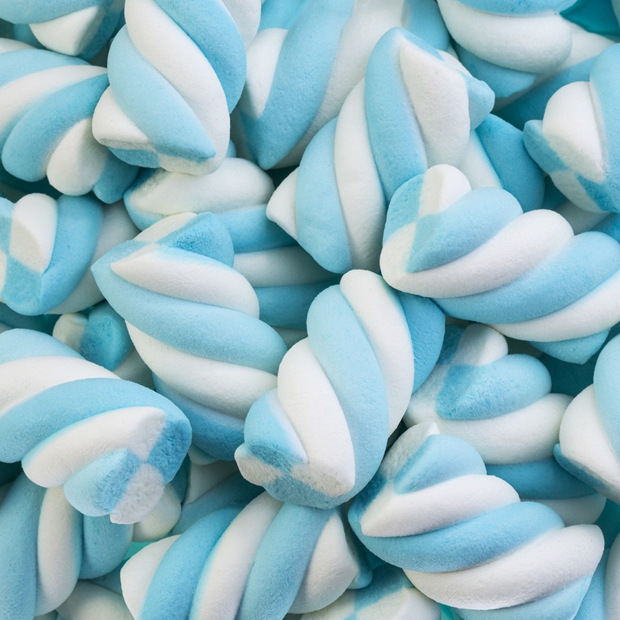 Marshmallow Torção Azul Fini - 20g