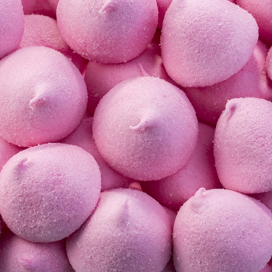 Marshmallow Vulcão Rosa Fini - 30g