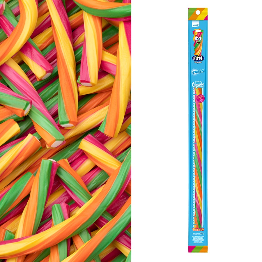 Tubes Super Gigante Twister Fini - 27g