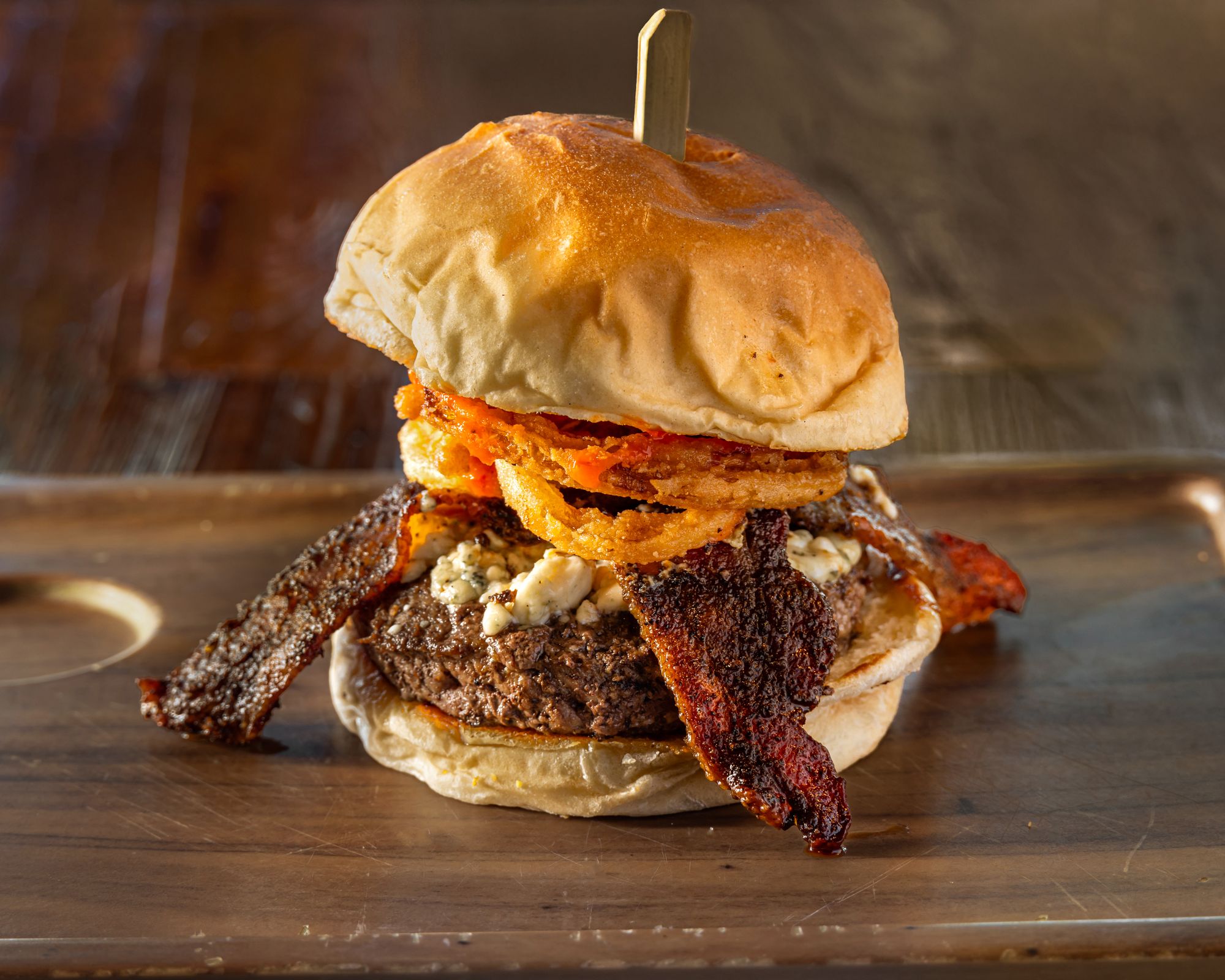 Bacon and Blue Burger
