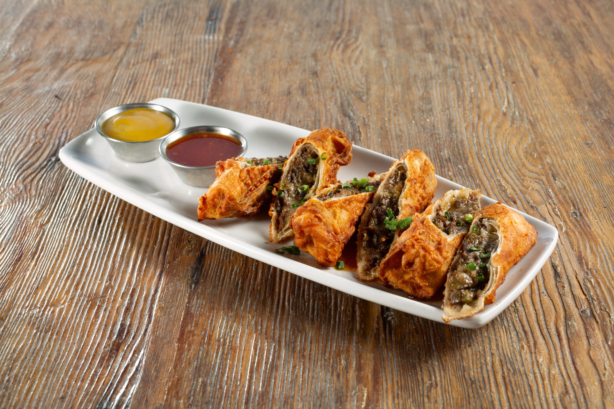 Cheesesteak Egg Rolls