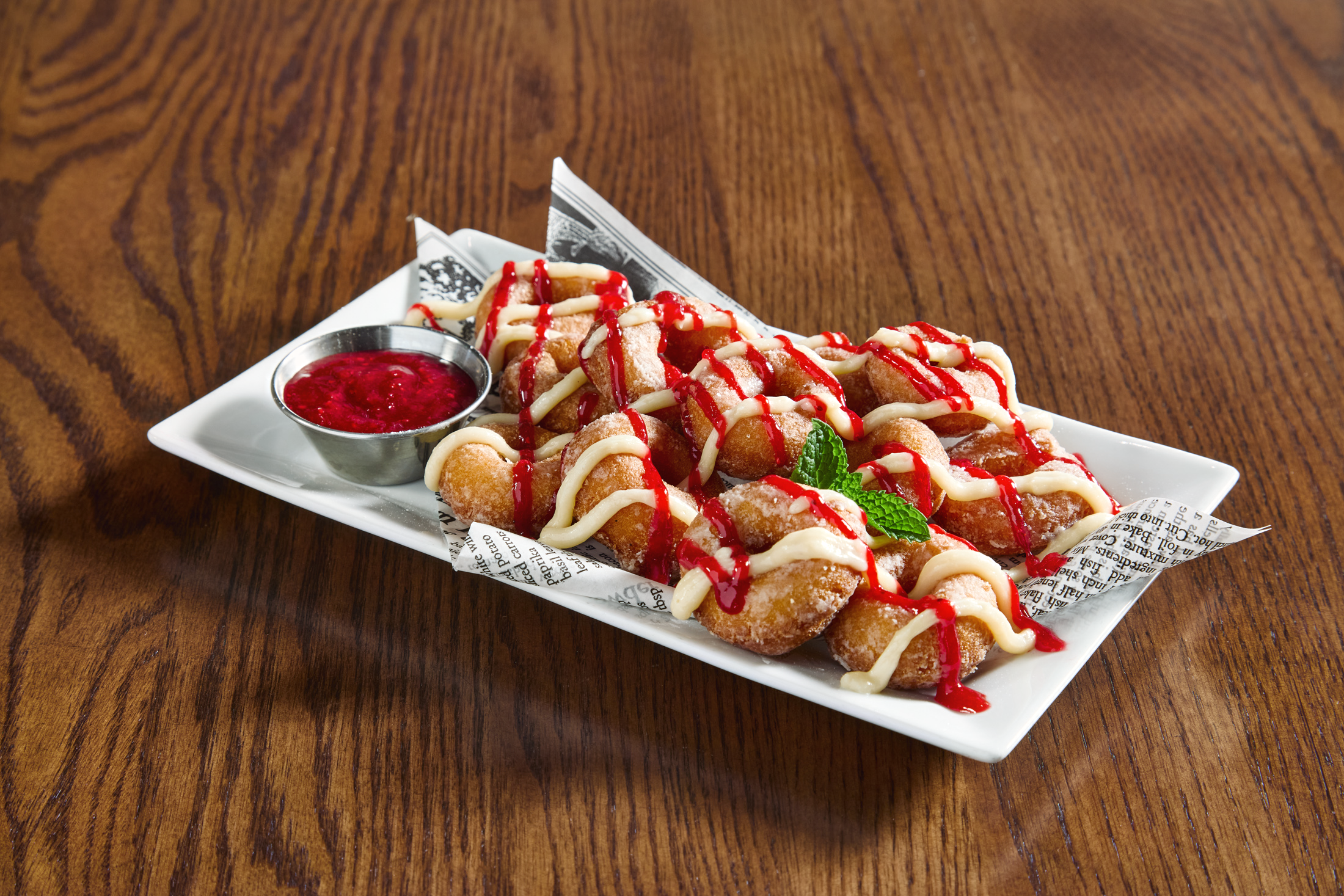 Pub Baileys and Coulis Donuts