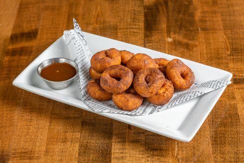 Pub Chocolate and Caramel Donuts