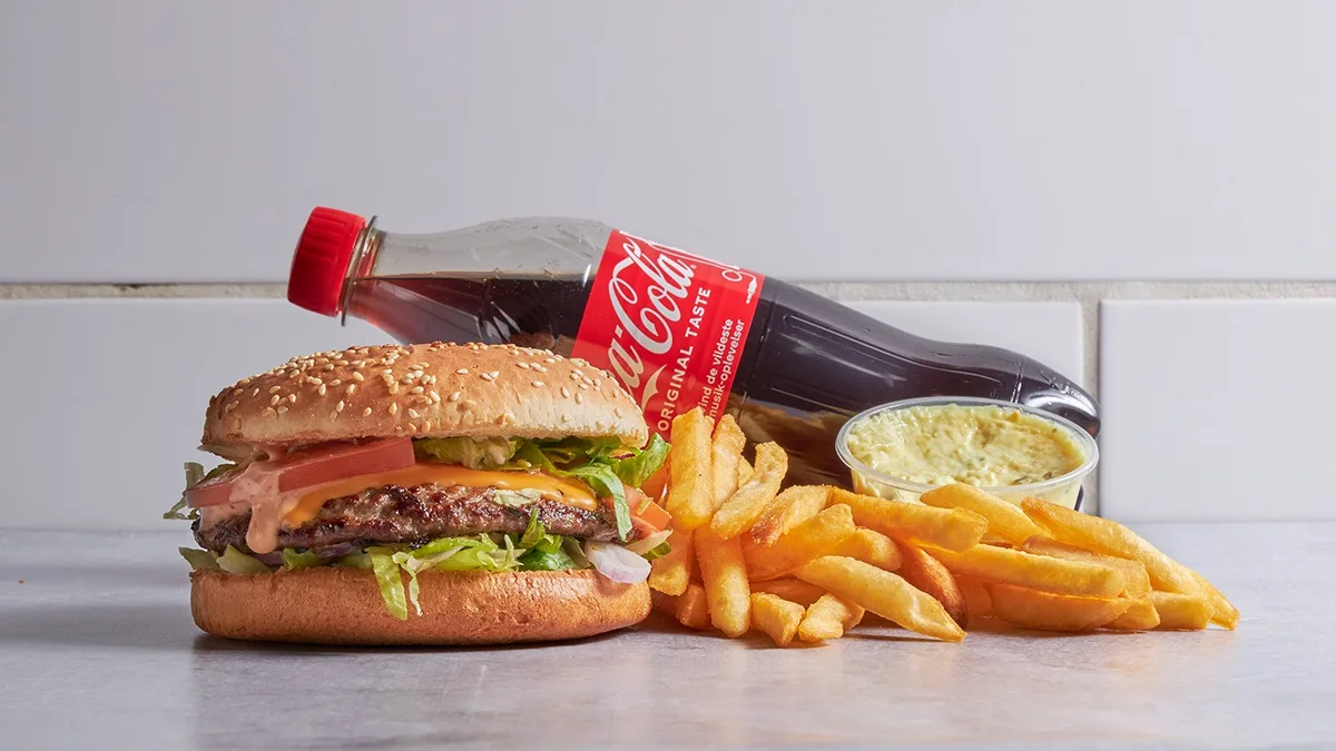 Okseburger menu
