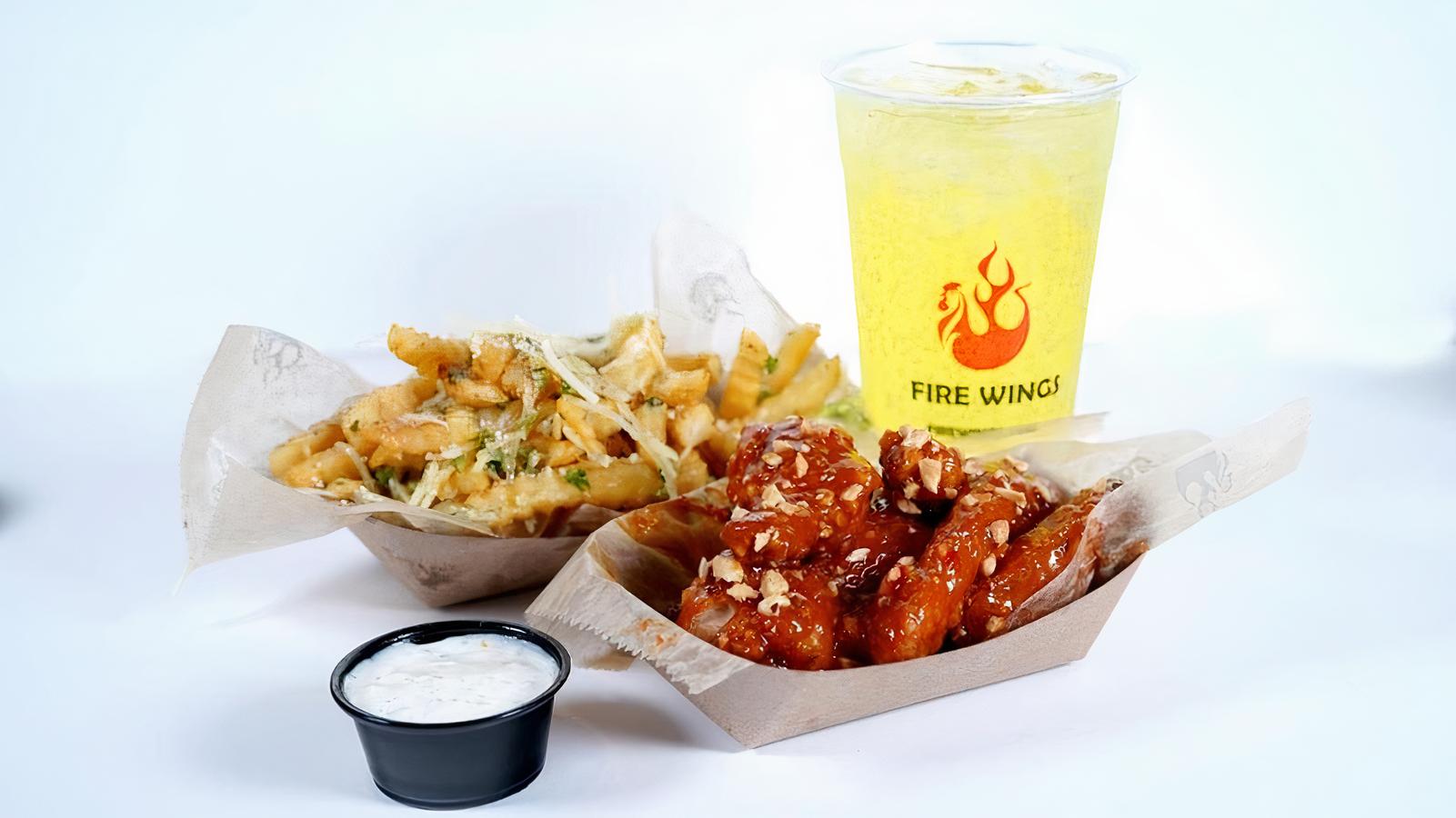6 WING COMBO.