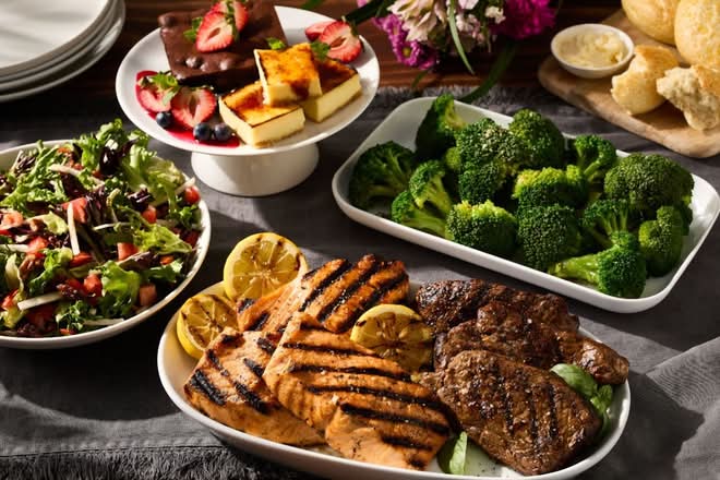 Center Cut Sirloin and Salmon*