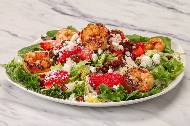 Grilled Shrimp and Strawberry Salad