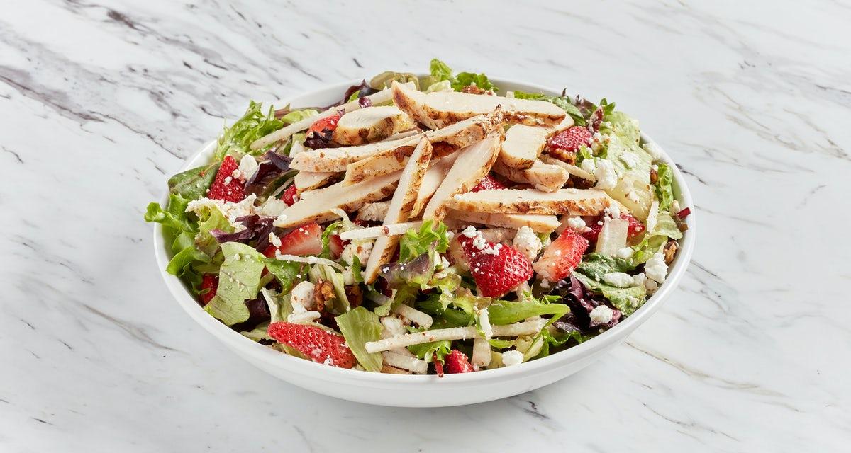 Grilled Chicken and Strawberry Salad