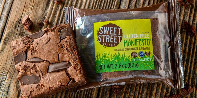 Individual Gluten-Free Chocolate Brownie