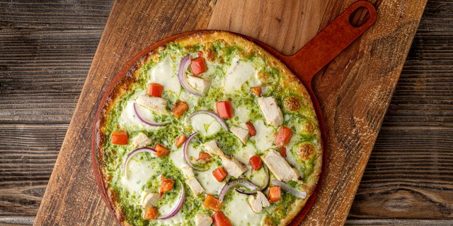 Pesto Chicken Pizza