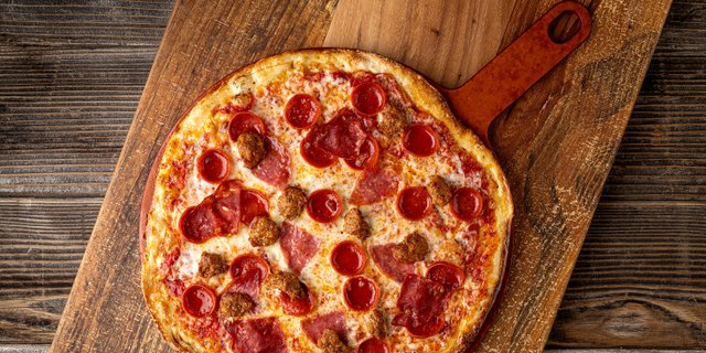 Spicy Meaty Italian Pizza