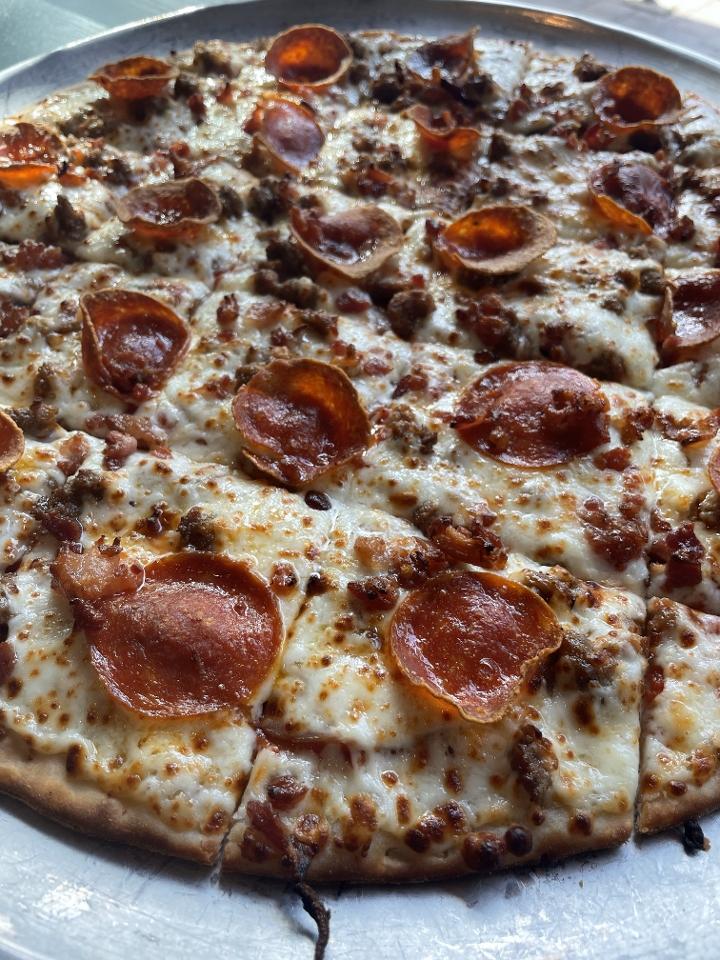 Large Thin Meat Lovers