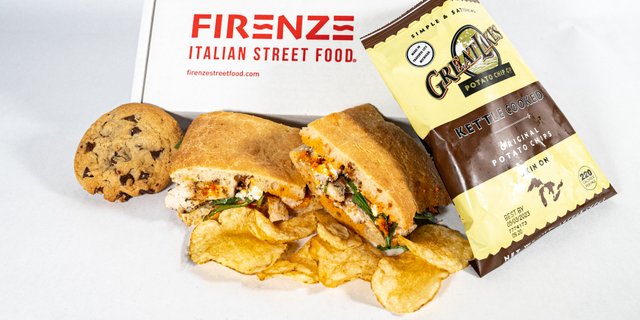 Chicken Florentine Sandwich Boxed Lunch