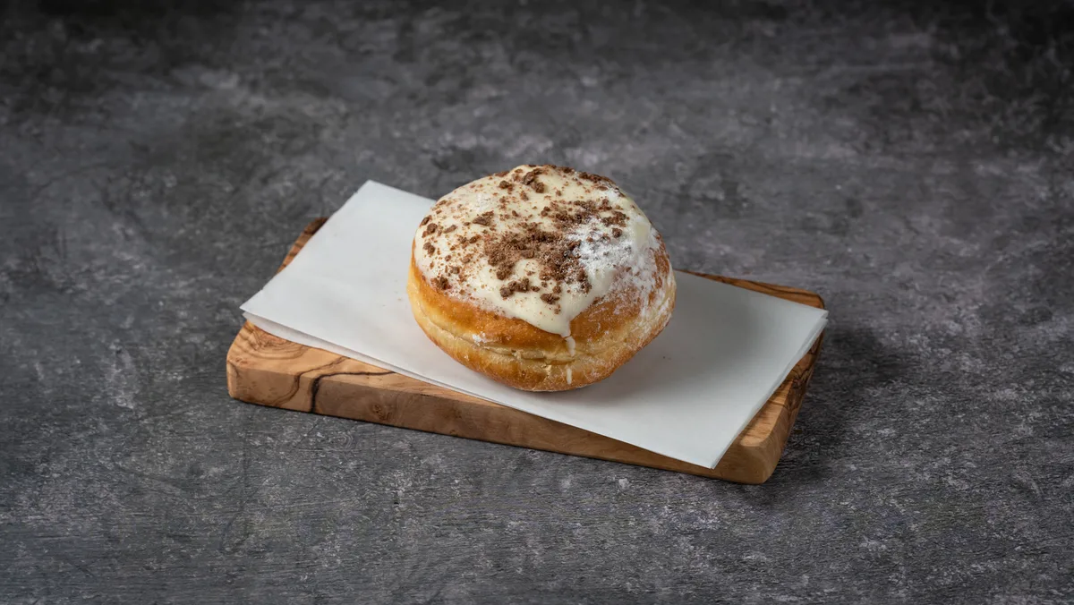 Donut με Λευκή Σοκολάτα και Γέμιση Bueno