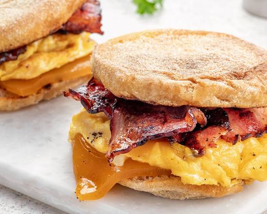 Bacon, Egg and Cheese Biscuit Sandwich
