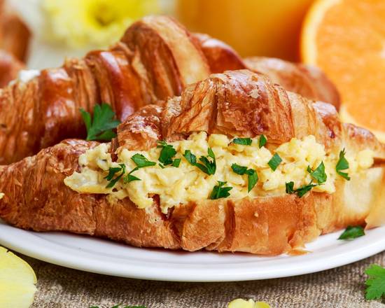 Egg and Cheese Croissant Sandwich