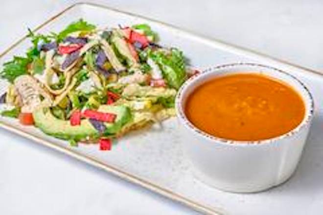 1/2 Salad and Soup