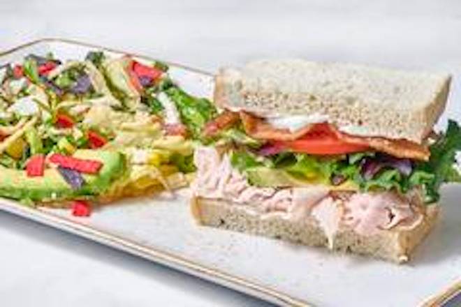 1/2 Sandwich and Salad