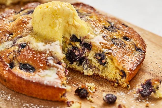 Blueberry Lemon Cornbread (Share)