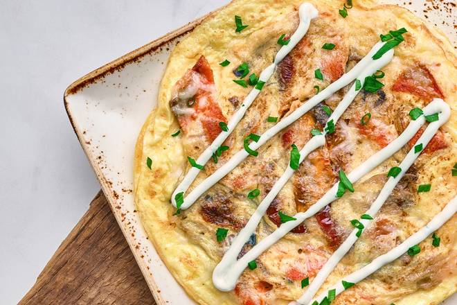 Smoked Salmon and Roasted Vegetable Frittata